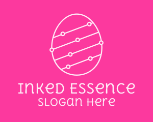 Pink Egg Tech Network logo design