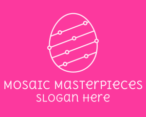 Pink Egg Tech Network logo design