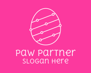 Pink Egg Tech Network logo design