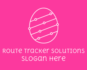 Pink Egg Tech Network logo design