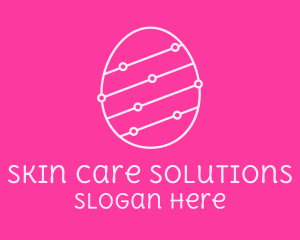 Pink Egg Tech Network logo design