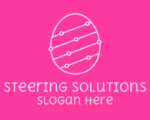 Pink Egg Tech Network logo design