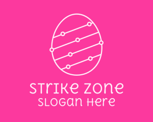 Pink Egg Tech Network logo design