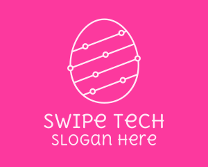 Pink Egg Tech Network logo design