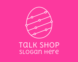 Pink Egg Tech Network logo design