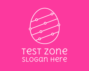 Pink Egg Tech Network logo design