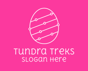 Pink Egg Tech Network logo design