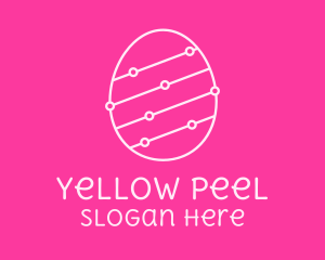 Pink Egg Tech Network logo design