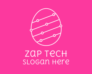 Pink Egg Tech Network logo design