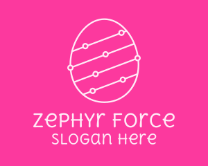 Pink Egg Tech Network logo design