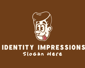 Hungry Man Character logo