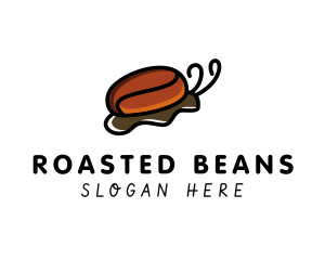 Coffee Bean Snail  logo design