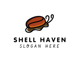 Coffee Bean Snail  logo