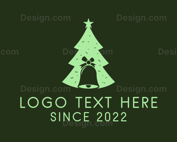 Christmas Bell Tree Logo