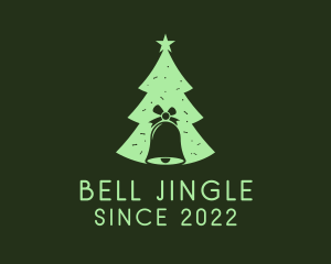 Christmas Bell Tree  logo design