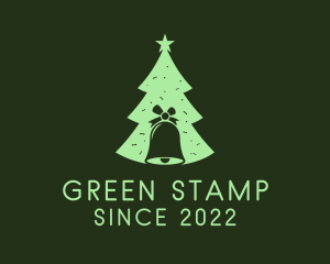 Christmas Bell Tree  logo design