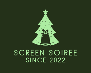 Christmas Bell Tree  logo design