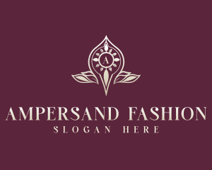 Floral Leaf Fashion logo design