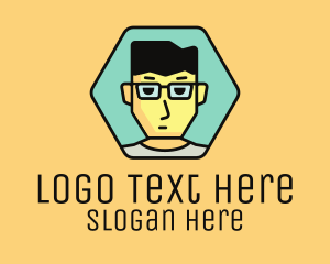 Boy Hexagon Badge logo