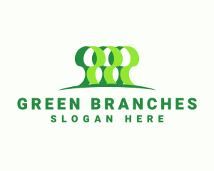 Green Forest Park logo design