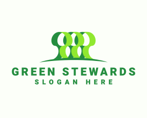 Green Forest Park logo design