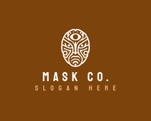 Cultural Tribal Mask  logo