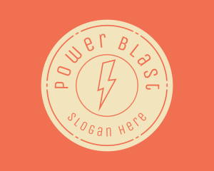 Power Electric Energy  logo design