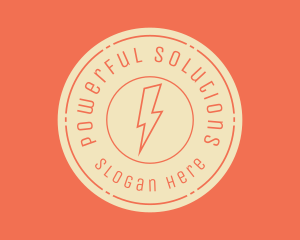 Power Electric Energy  logo design