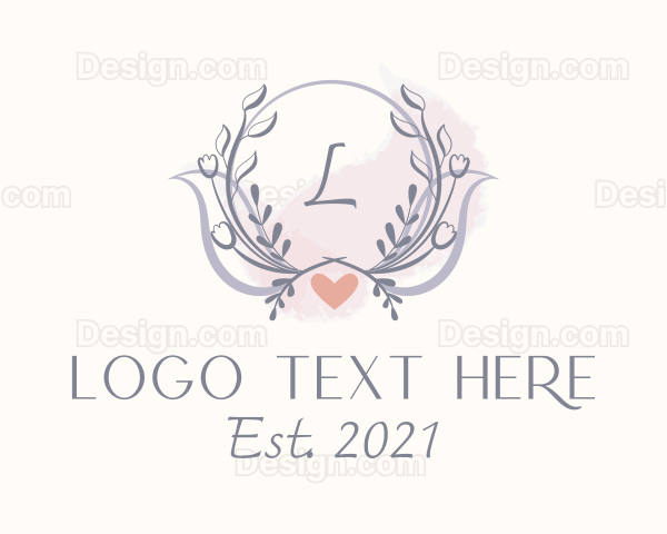 Flower Heart Decor Logo