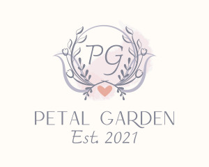 Flower Heart Decor  logo design