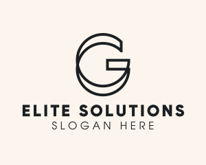 Monoline Letter G Business logo design