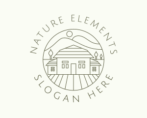 Nature Ranch Farming  logo design