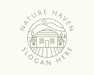 Nature Ranch Farming  logo design