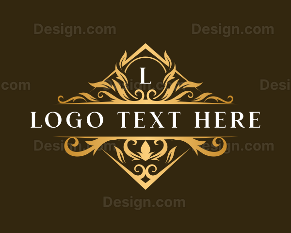 Ornament Elegant Floral Logo