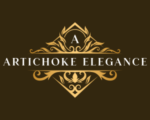 Ornament Elegant Floral logo design