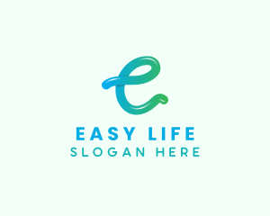 Company Brand Letter E logo design