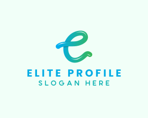 Company Brand Letter E logo design