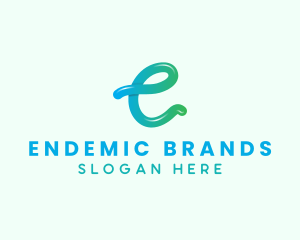 Company Brand Letter E logo design