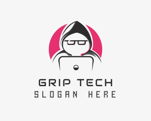 Tech Game Streamer logo design