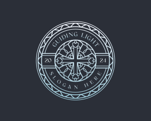 Holy Parish Cross logo design