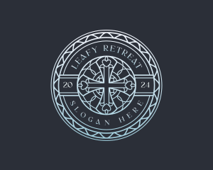 Holy Parish Cross logo design