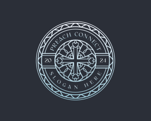 Holy Parish Cross logo design