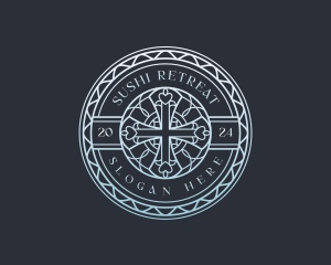 Holy Parish Cross logo design