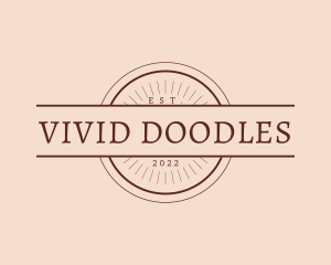 Retro Hipster Company  logo design