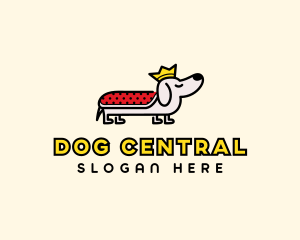 Pet Dog Crown logo design