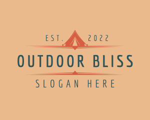 Outdoor Adventure Campsite logo design