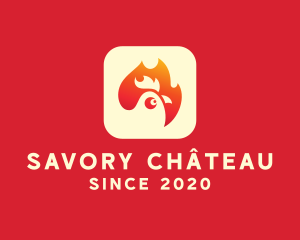 Hot Chicken Restaurant logo design