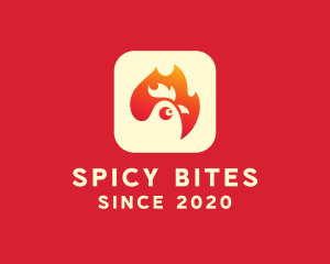 Hot Chicken Restaurant logo design