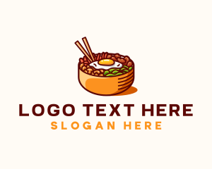 Korean Bibimbap Bowl logo