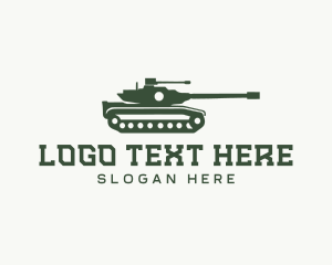 Military Tank Artillery logo